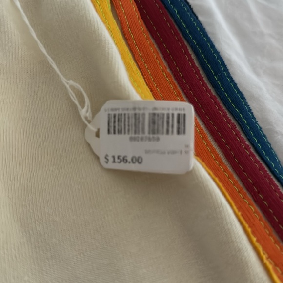 Aviator Nation 5 stripe Sweatpants- Vintage White  NWT - Picture 3 of 5